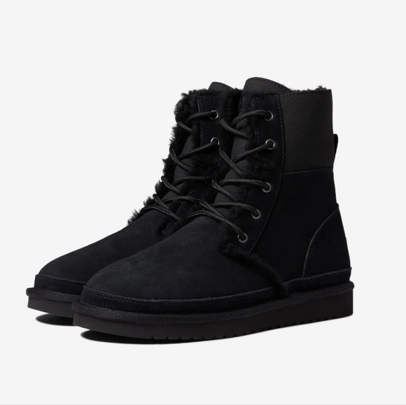 Koolaburra Shoes - Koolaburra by UGG black lace up boots size 9 womens